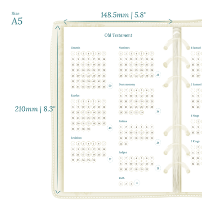 Bible reading in a year - A5