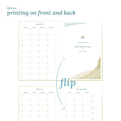 Bible reading in a year - A5