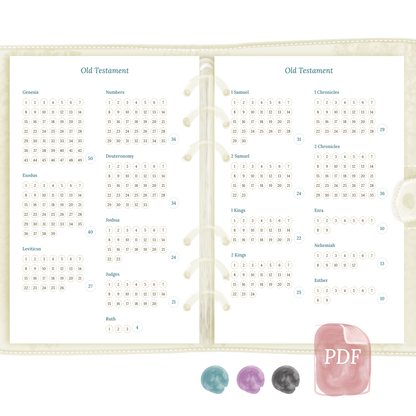 Bible reading in a year - A5