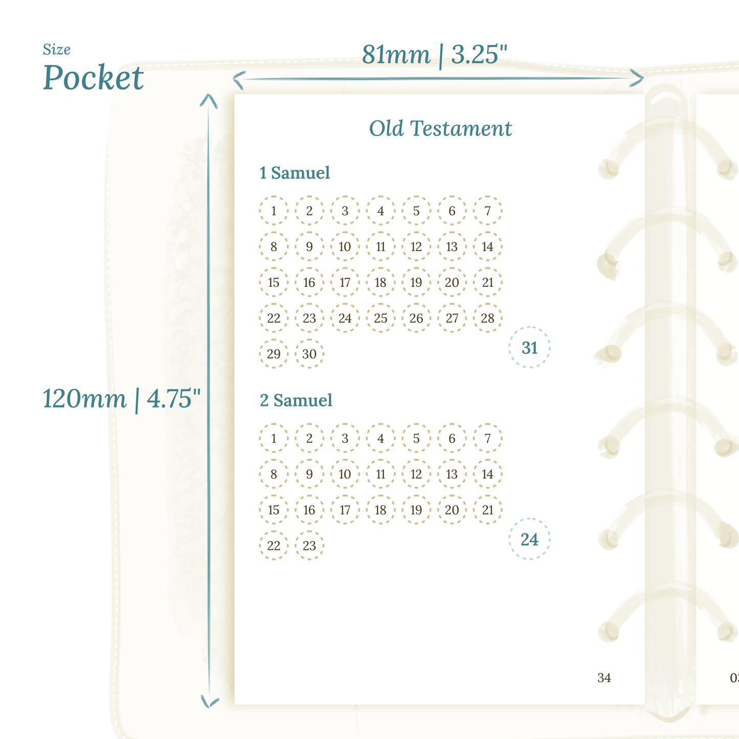 Bible reading in a year - Pocket