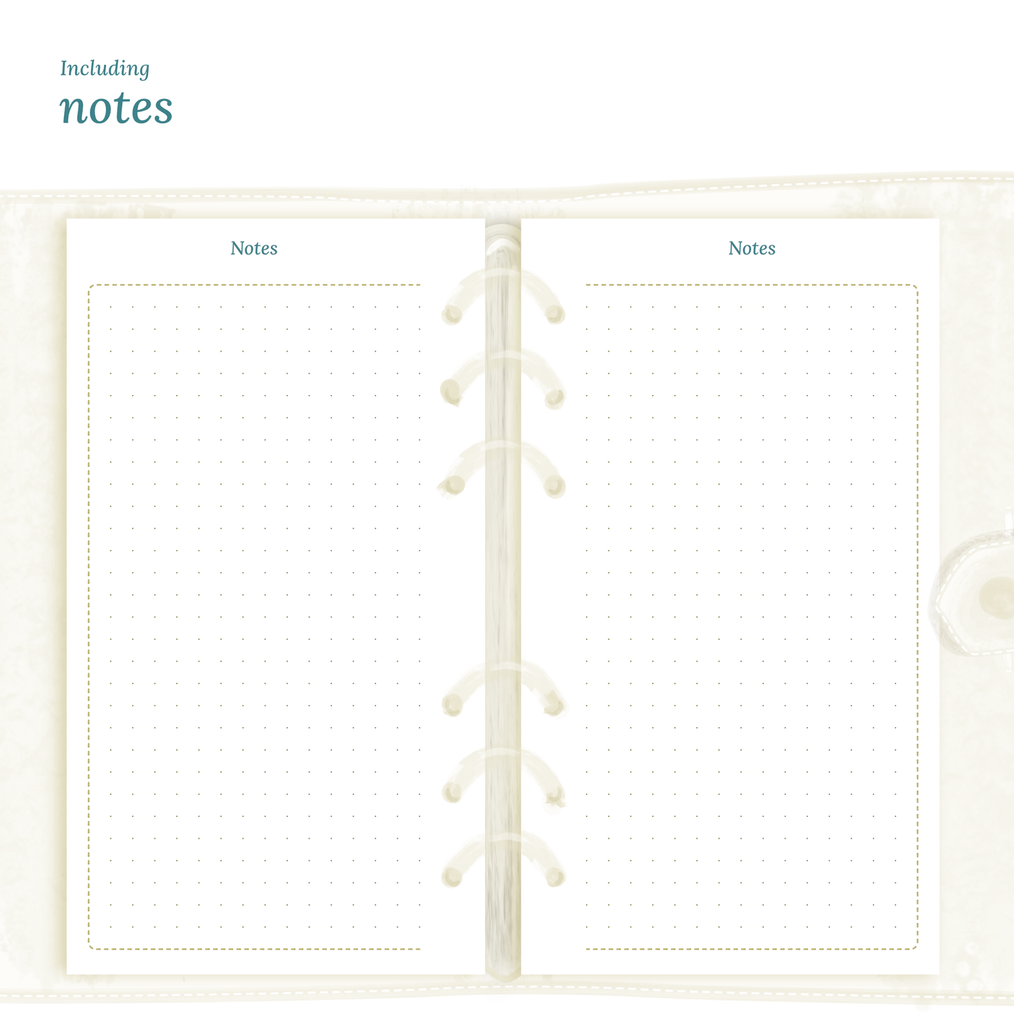Bundle | Year at a glance, future log, monthly & week on 2 pages- Personal
