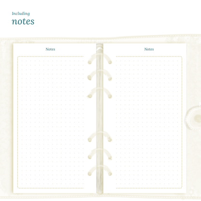 Bundle | Year at a glance, future log, monthly & week on 2 pages- Personal