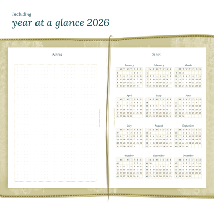 TN A5 | Bundle L | Year at a glance, future log, month on 2 pages & week on 2 pages