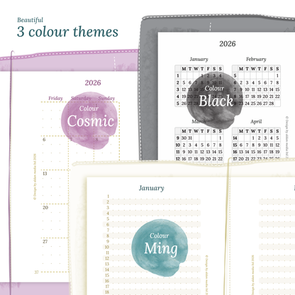 Bundle | Year at a glance, future log, monthly & week on 2 pages - TN Passport