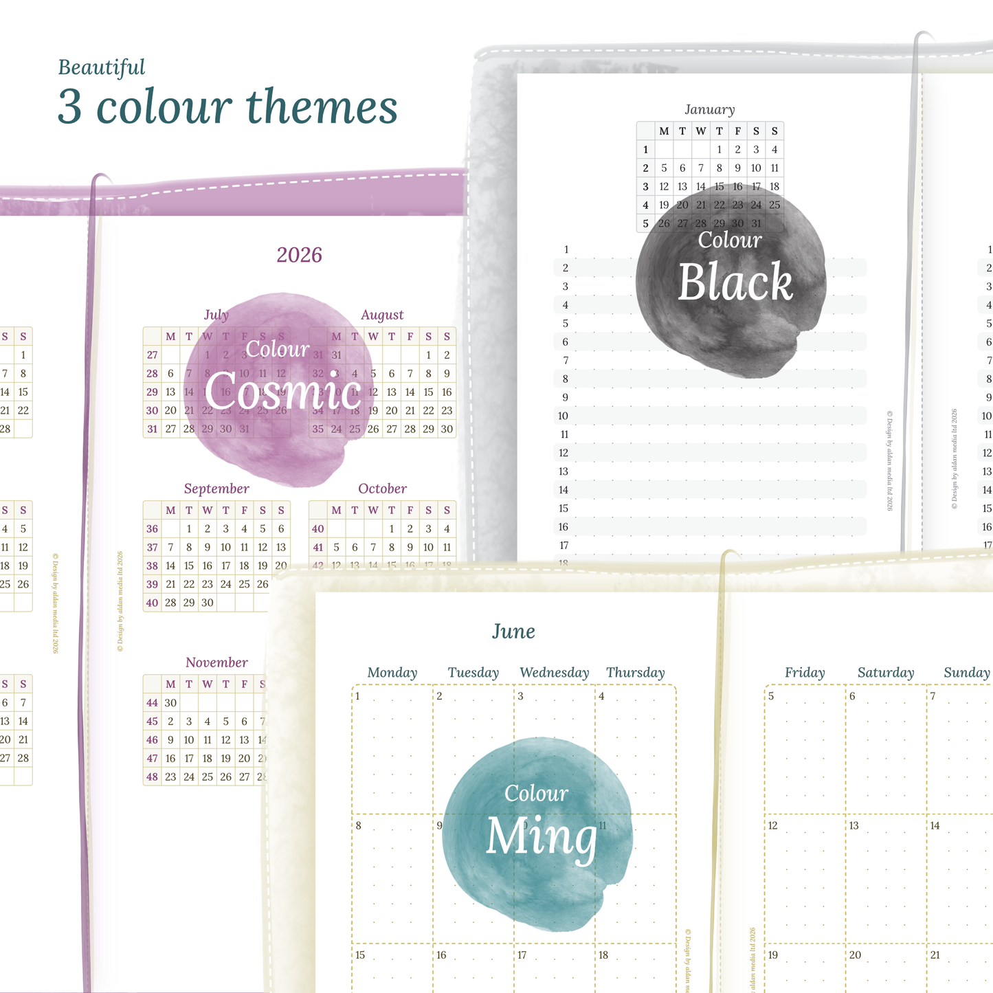 TN Standard | Bundle L | Year at a glance, future log, month on 2 pages & week on 2 pages