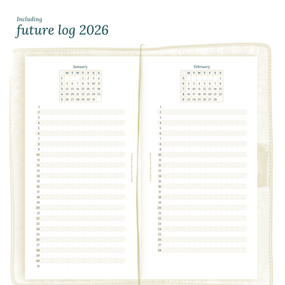 TN Standard | Bundle L | Year at a glance, future log, month on 2 pages & week on 2 pages