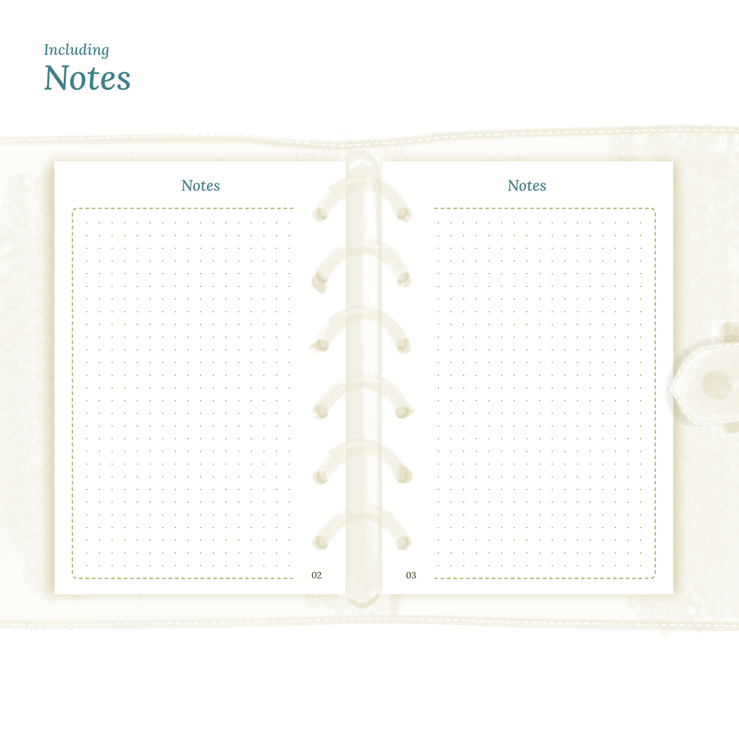 Bundle XL | Year at a glance, future log, monthly, week on 2 pages & daily - Pocket