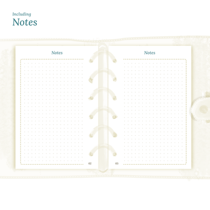 Bundle XL | Year at a glance, future log, monthly, week on 2 pages & daily - Pocket