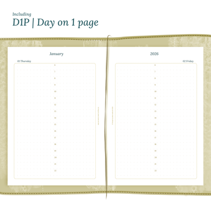 TN A5 | Bundle XL | Year at a glance, future log, month on 2 pages, week on 2 pages & daily