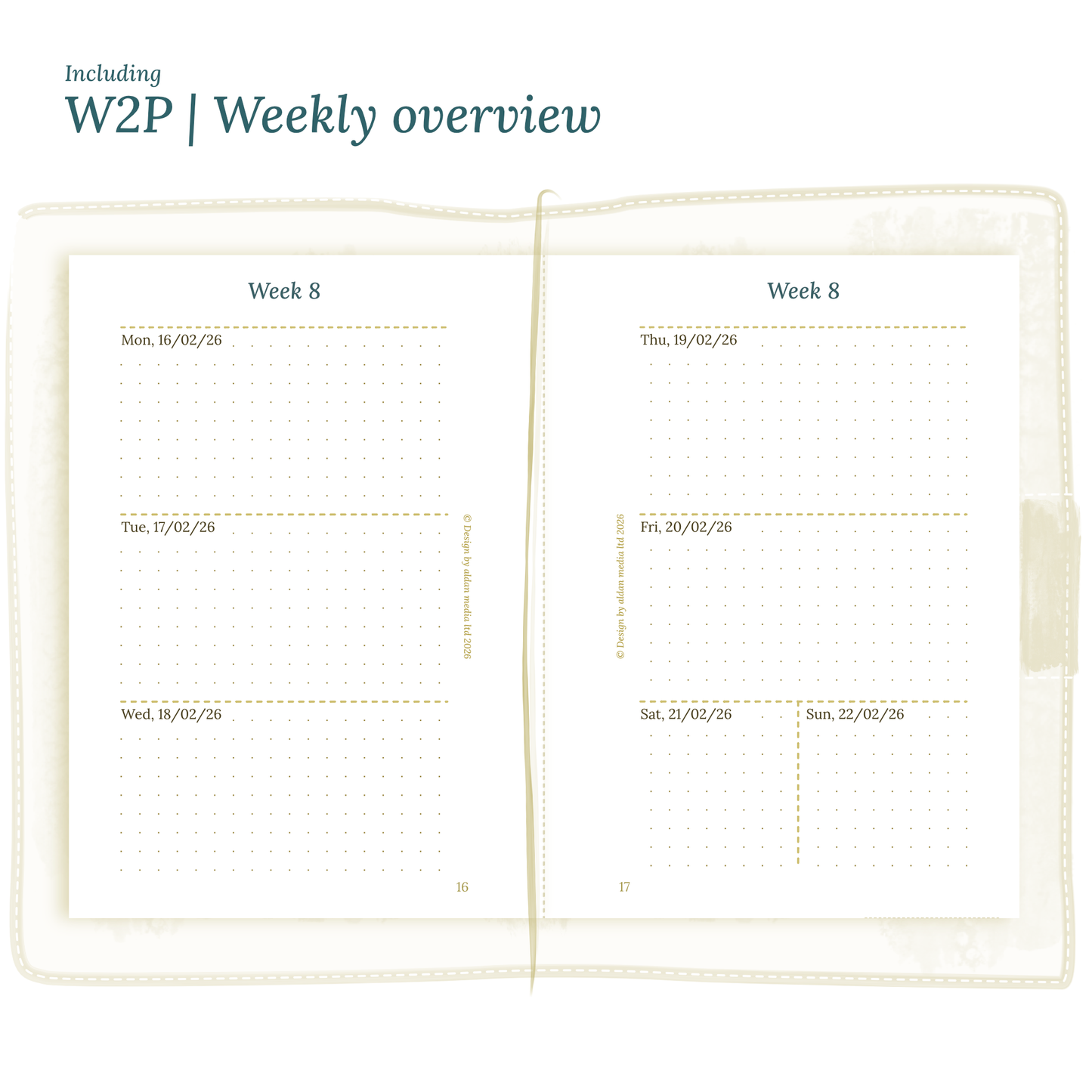Bundle XL | Year at a glance, future log, monthly, week on 2 pages & daily - TN Passport