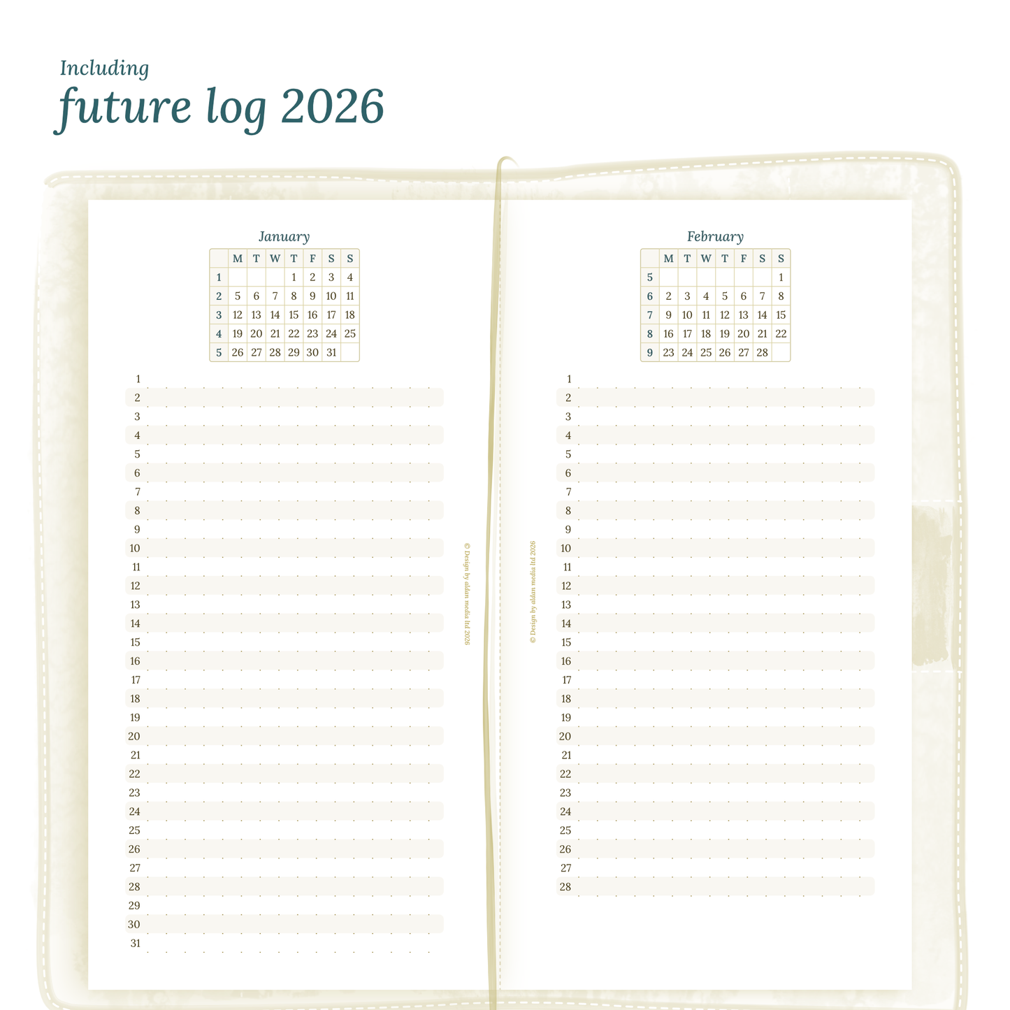 TN Standard | Bundle XL | Year at a glance, future log, month on 2 pages, week on 2 pages & daily