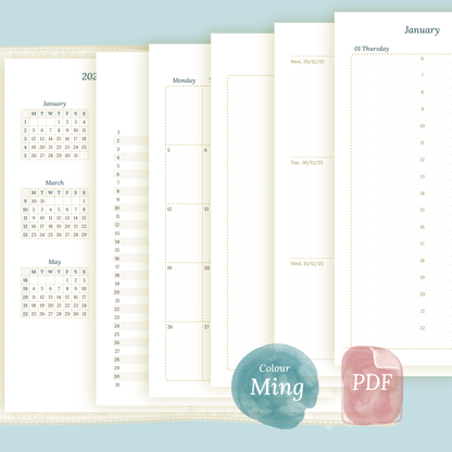 TN Standard | Bundle XL | Year at a glance, future log, month on 2 pages, week on 2 pages & daily