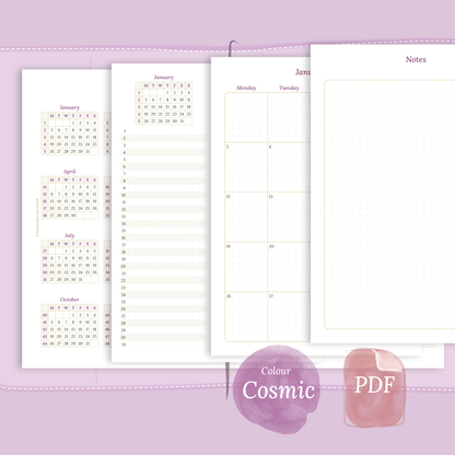TN A5 | Bundle | Year at a glance, future log & month on 2 pages