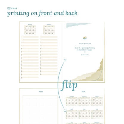 Bundle | Year at a glance, future log & monthly - A5