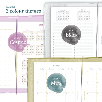 TN A5 | Bundle | Year at a glance, future log & month on 2 pages