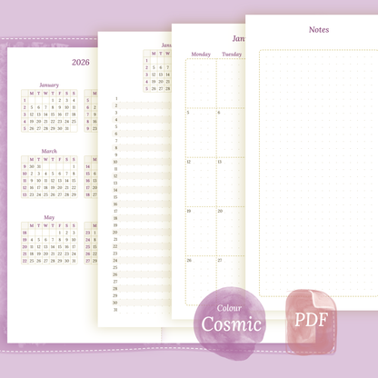 TN Standard | Bundle | Year at a glance, future log & month on 2 pages