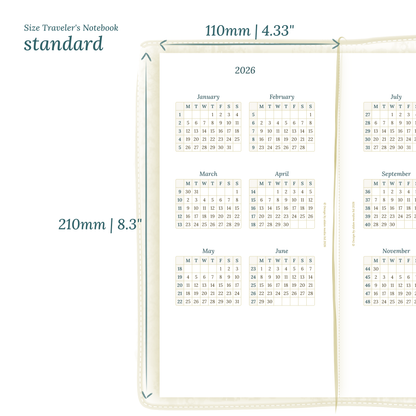 TN Standard | Bundle | Year at a glance, future log & month on 2 pages