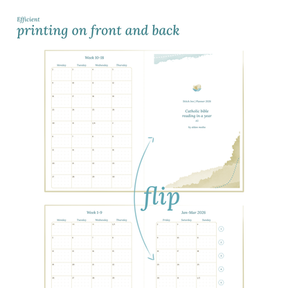 Catholic bible reading in a year - A5