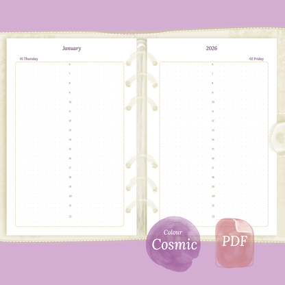 D1P | Day on 1 page - A5