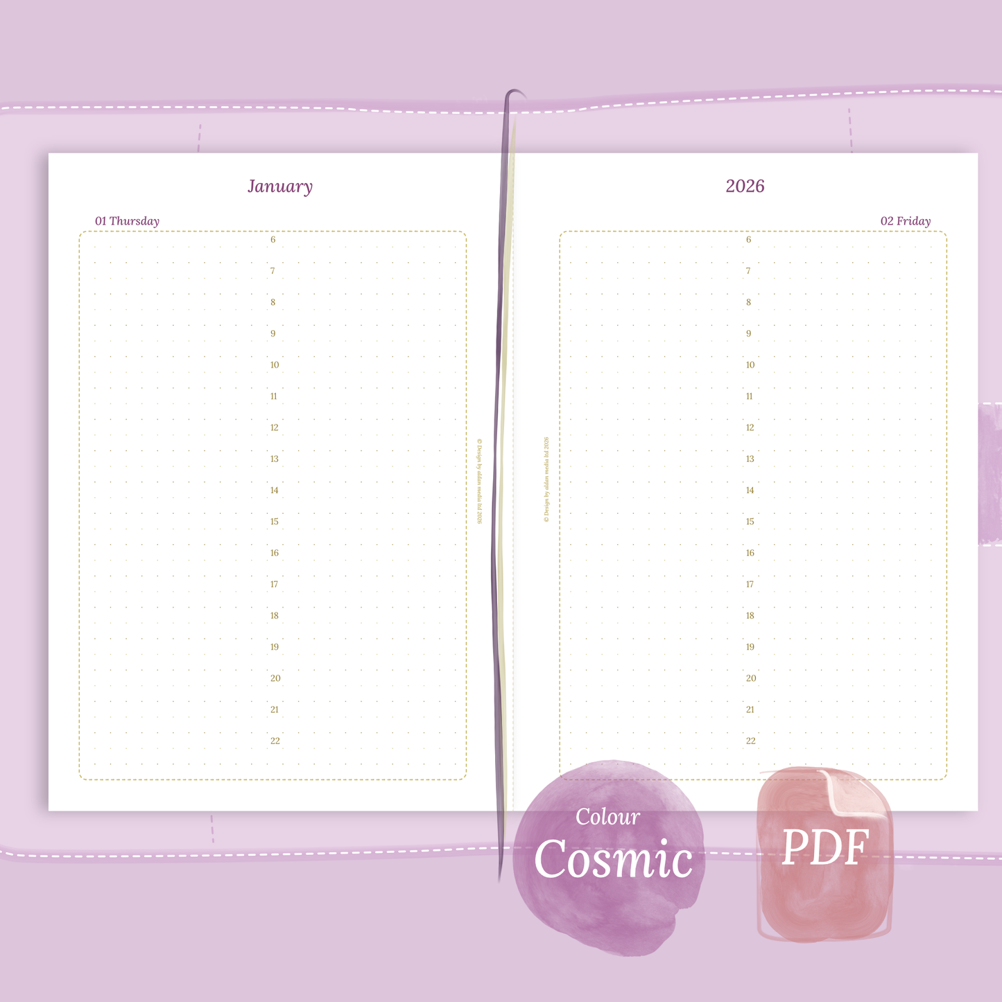 TN A5 | D1P | Day on 1 page