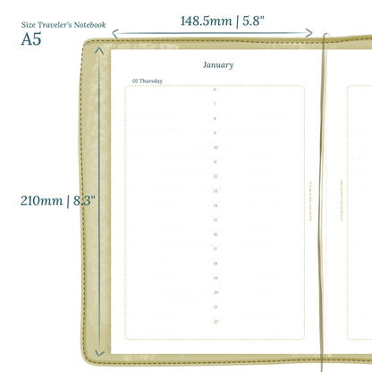 TN A5 | D1P | Day on 1 page