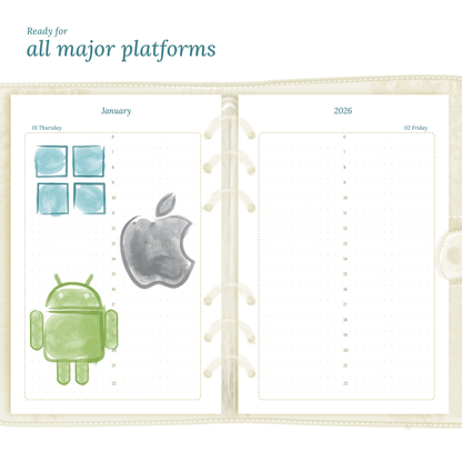 D1P | Day on 1 page - A5