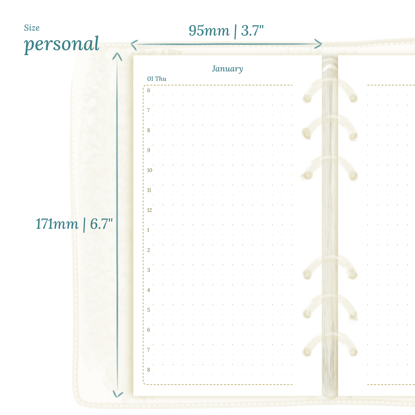 D1P | Day on 1 page - Personal