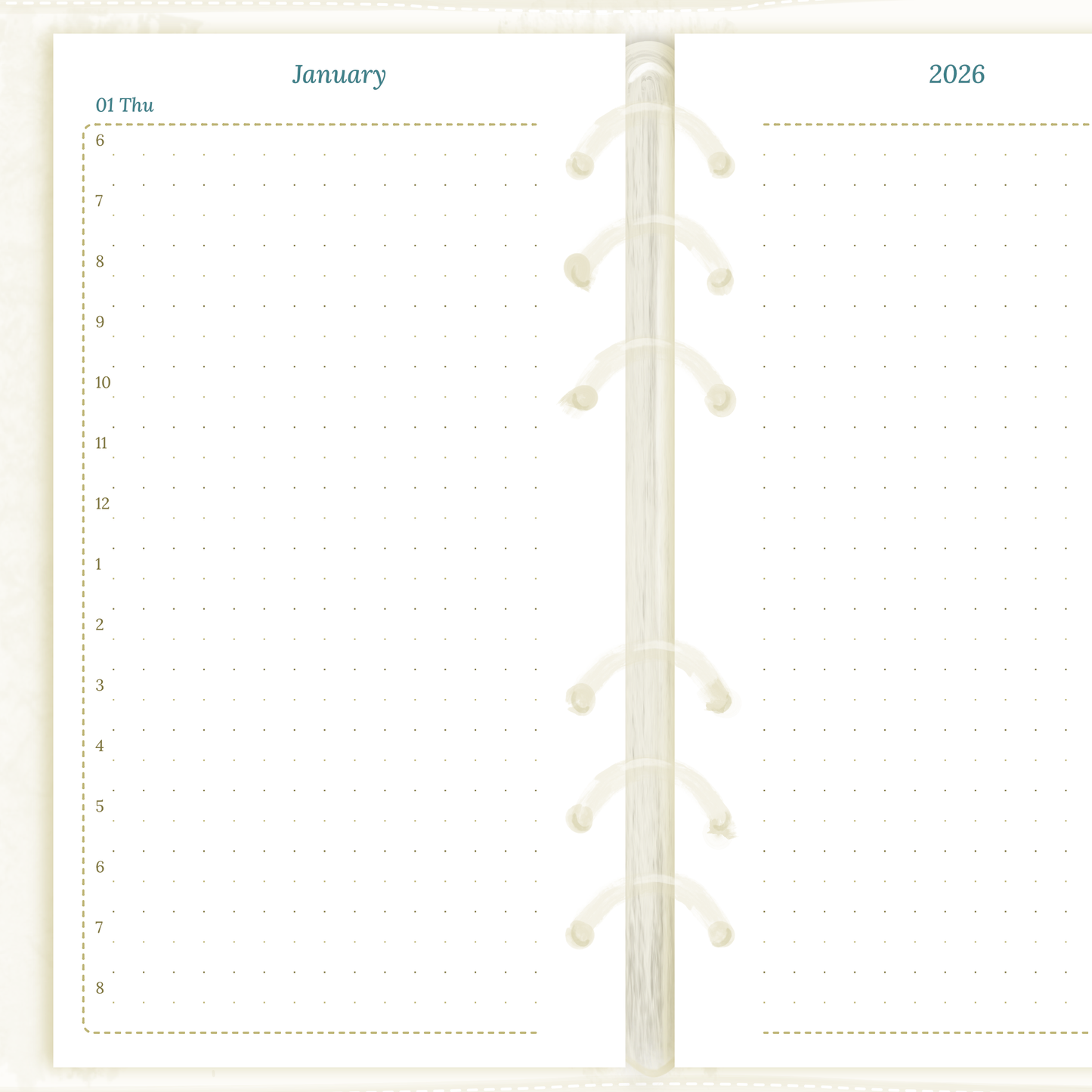 D1P | Day on 1 page - Personal