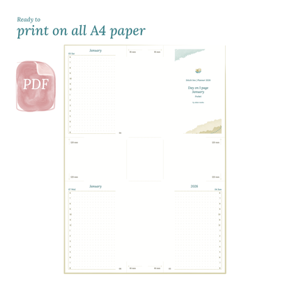 D1P | Day on 1 page - Pocket