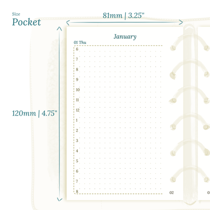 D1P | Day on 1 page - Pocket