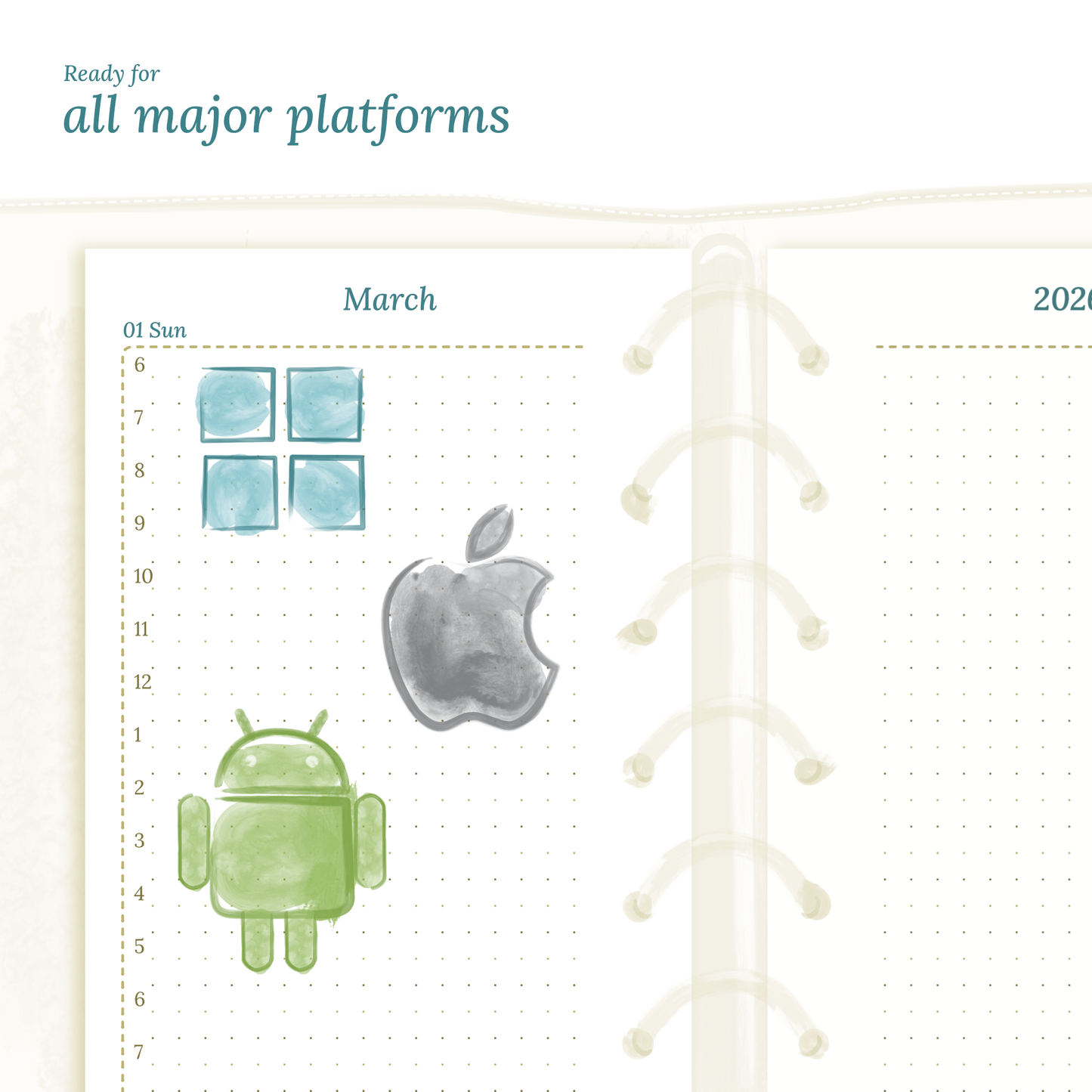 D1P | Day on 1 page - Pocket
