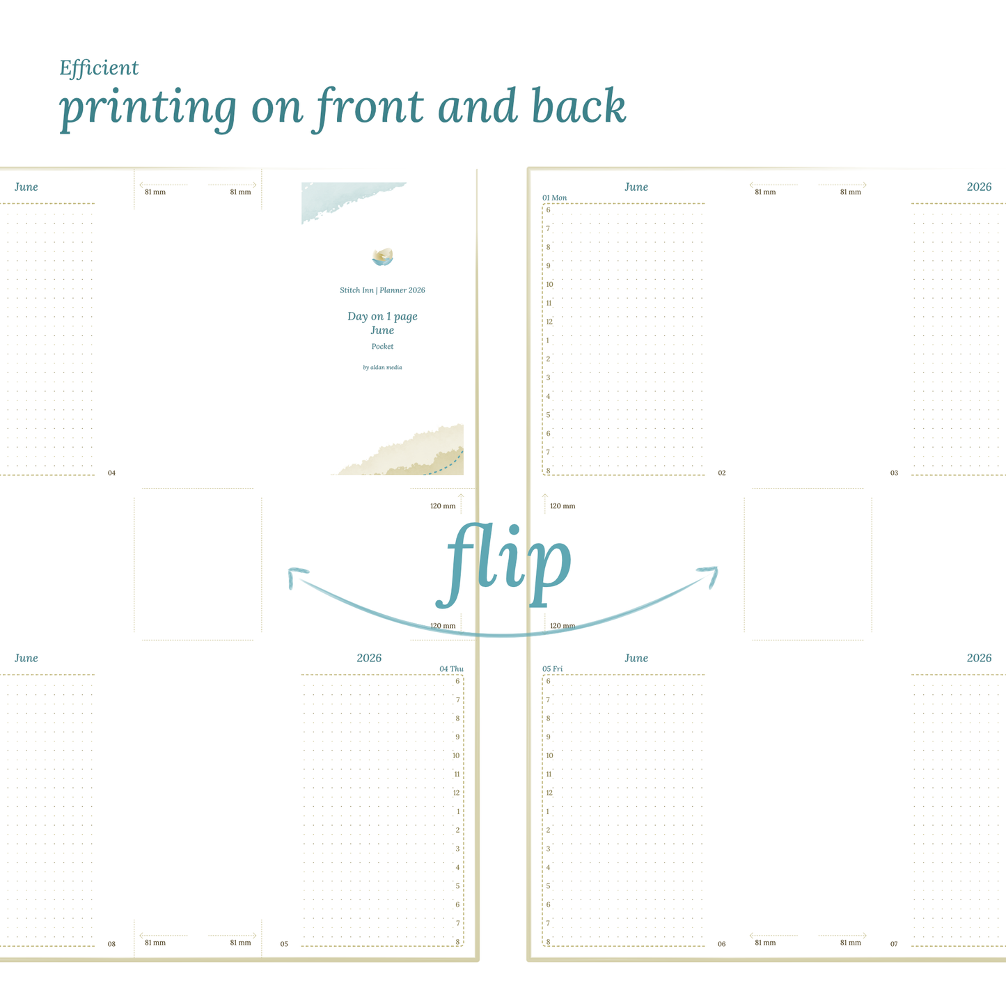 D1P | Day on 1 page - Pocket