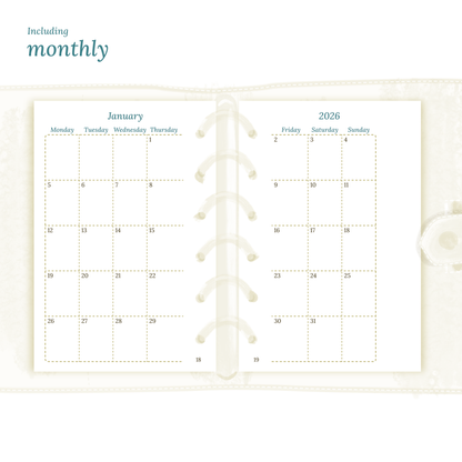 Bundle | Year at a glance, future log & monthly - Pocket