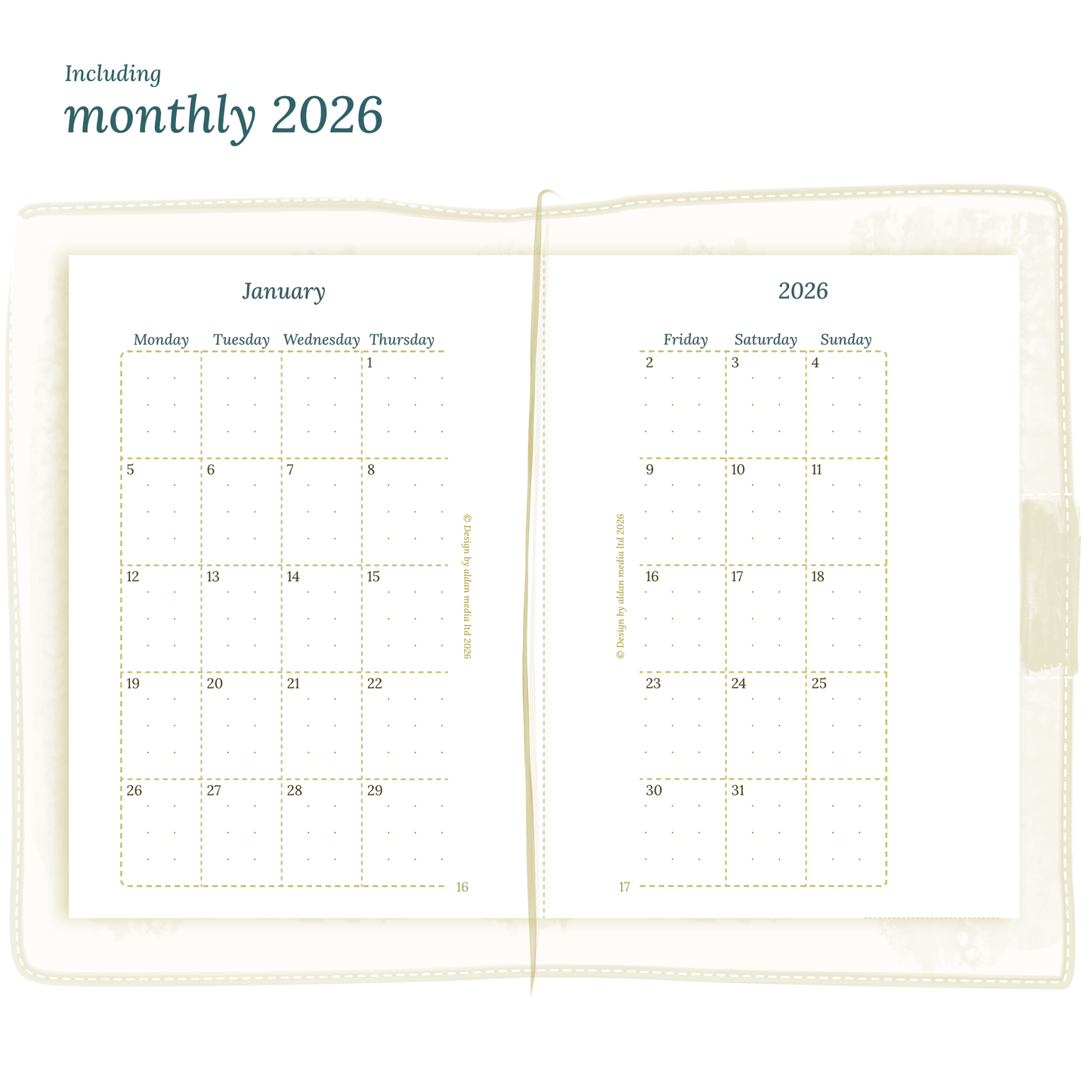 Bundle | Year at a glance, future log & monthly - TN Passport