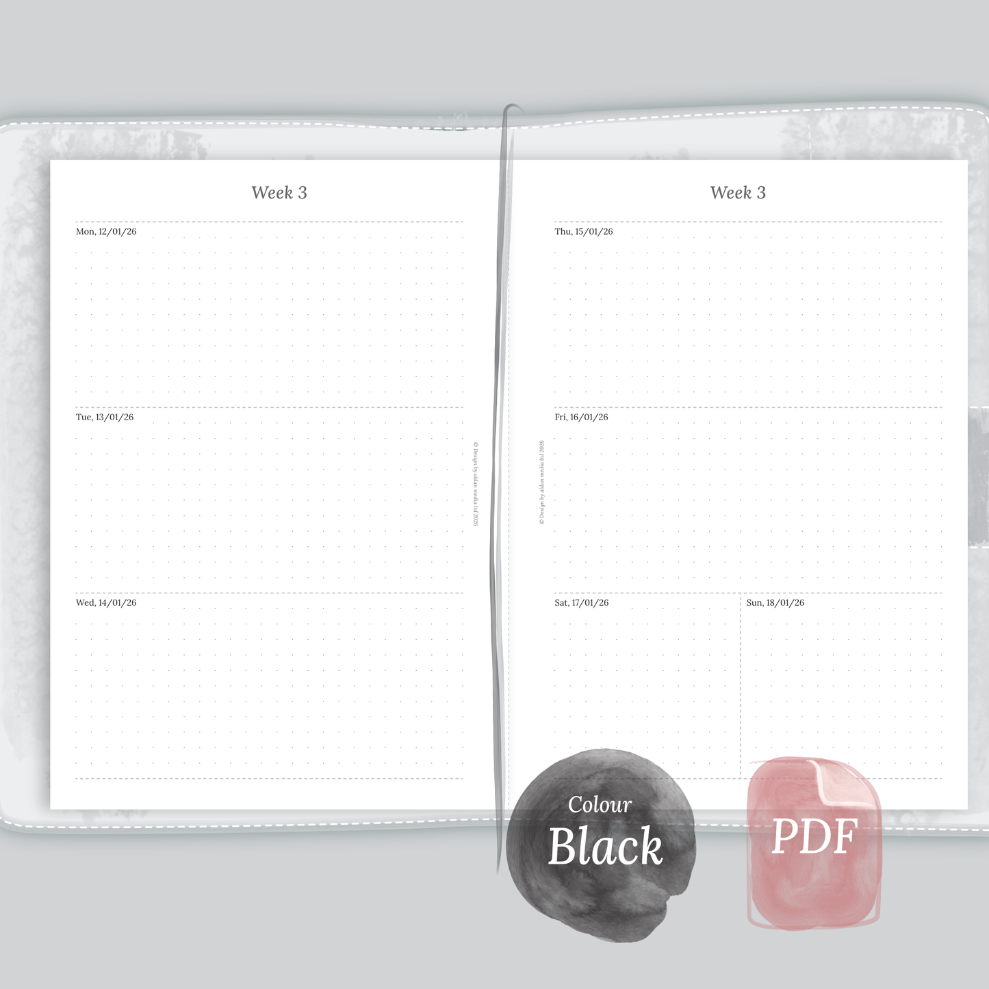TN A5 | W2P | Week on 2 pages