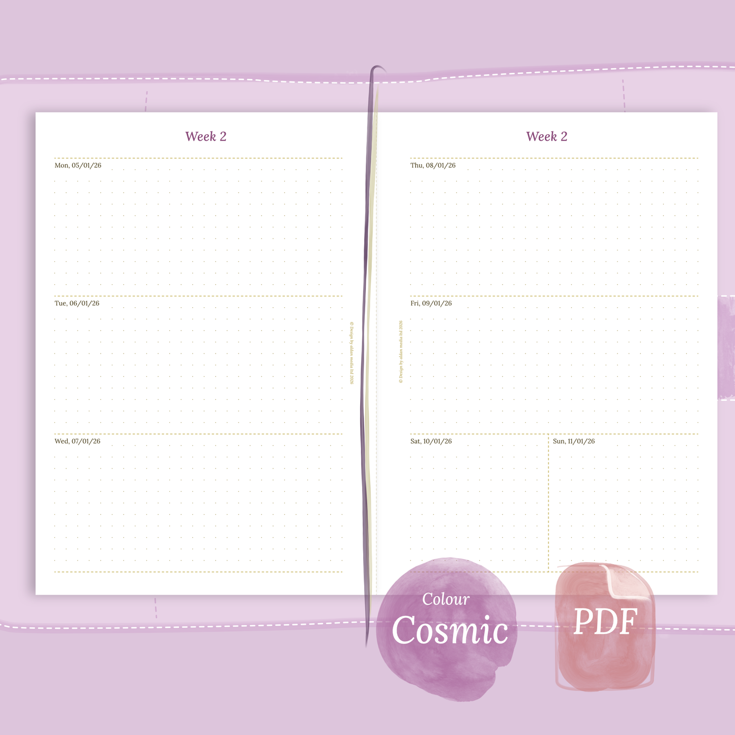 TN A5 | W2P | Week on 2 pages