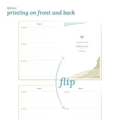 W2P | Week on 2 pages - A5