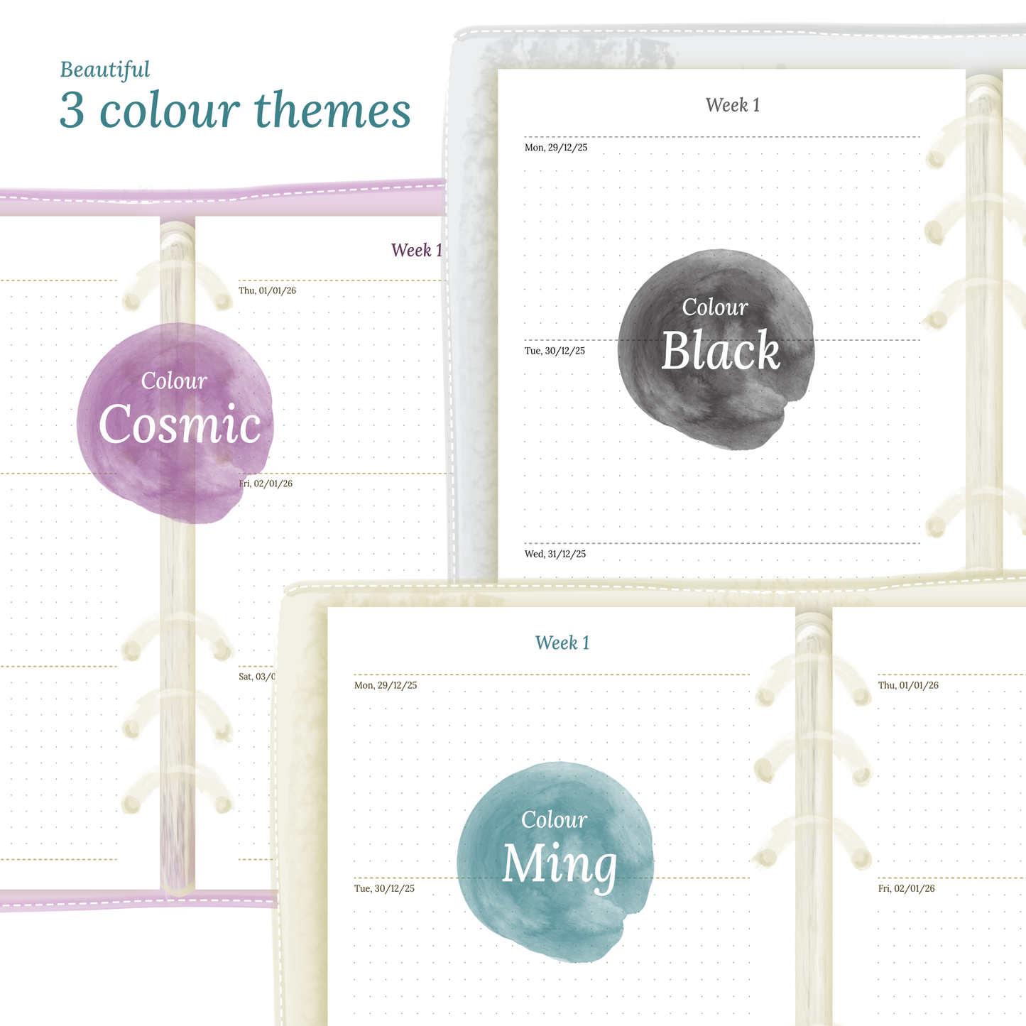 W2P | Week on 2 pages - A5