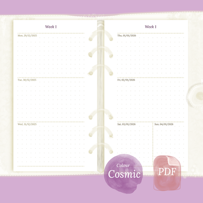 W2P | Week on 2 pages - Personal