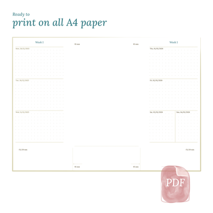 W2P | Week on 2 pages - Personal