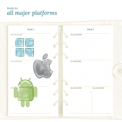 W2P | Week on 2 pages - Personal