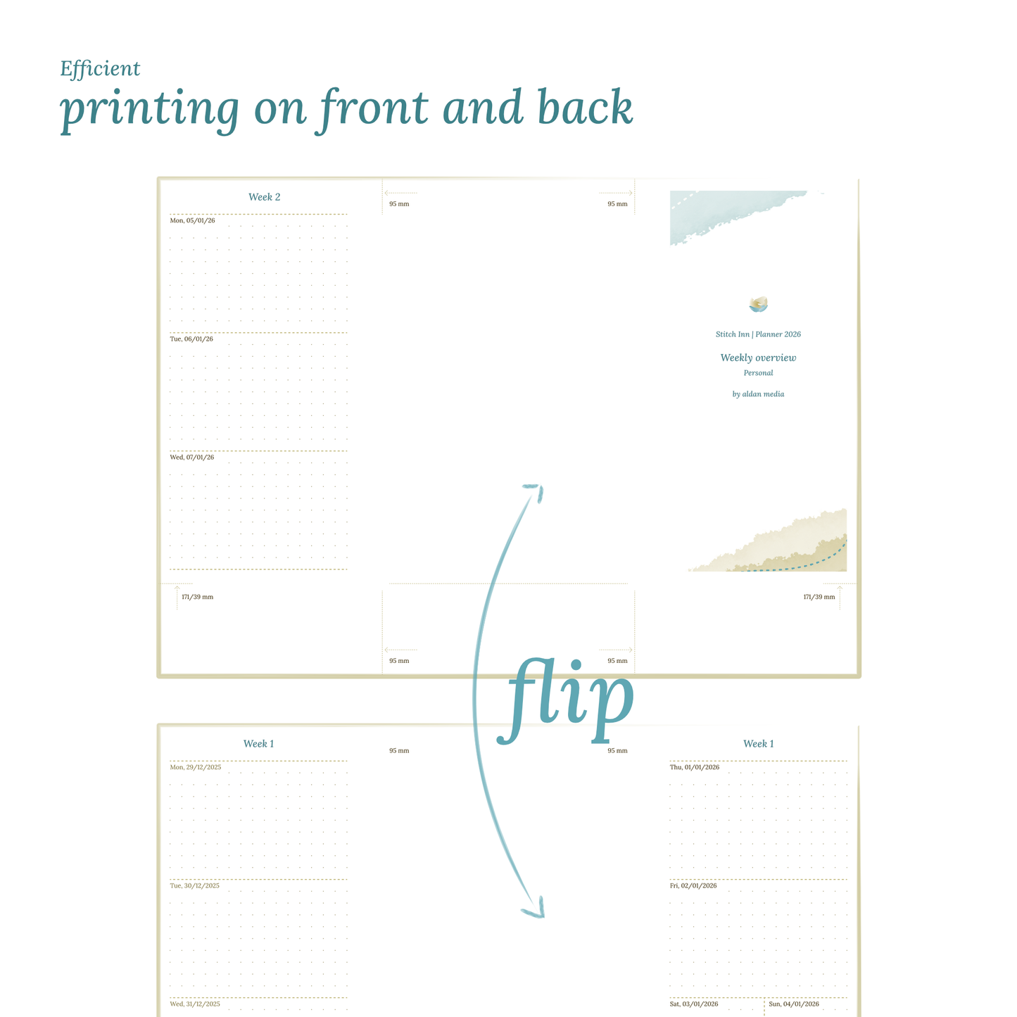 W2P | Week on 2 pages - Personal