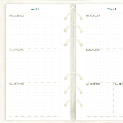 W2P | Week on 2 pages - Personal