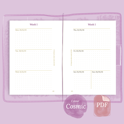 W2P | Week on 2 pages - TN Passport