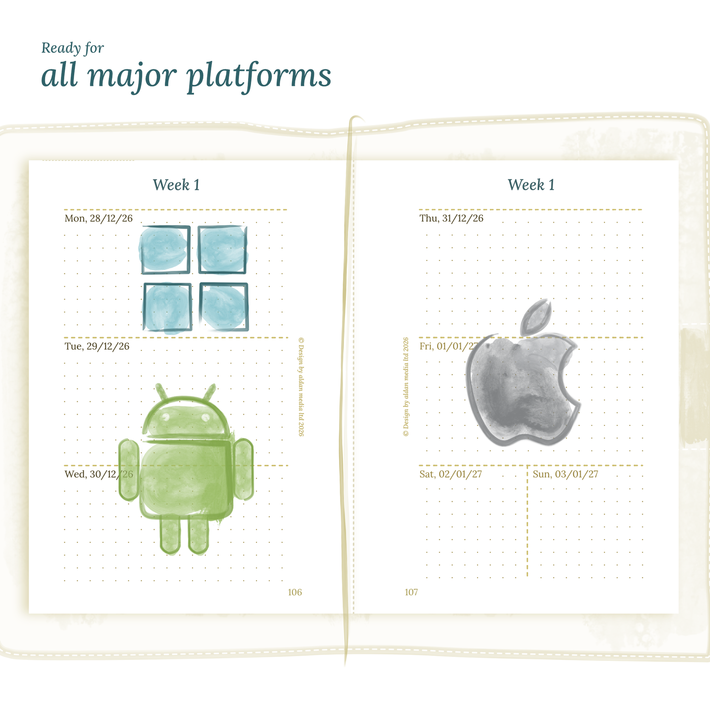 W2P | Week on 2 pages - TN Passport