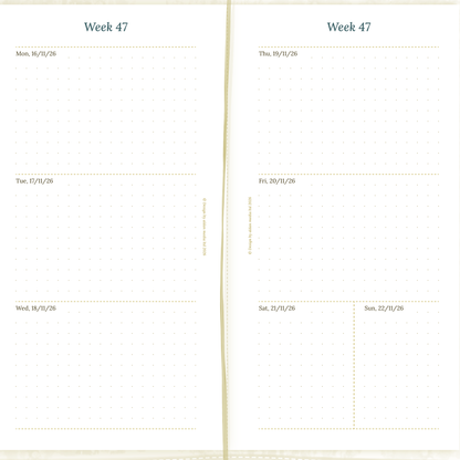 TN Standard | W2P | Week on 2 pages